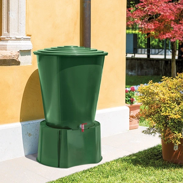 Esővízgyűjtő hordó 310 liter zöld Stefanplast