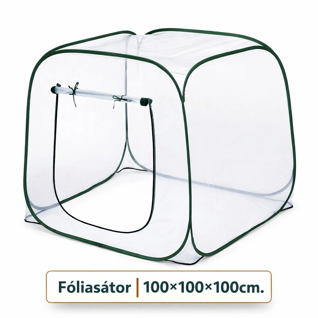 Fóliasátor 100x100x100 cm