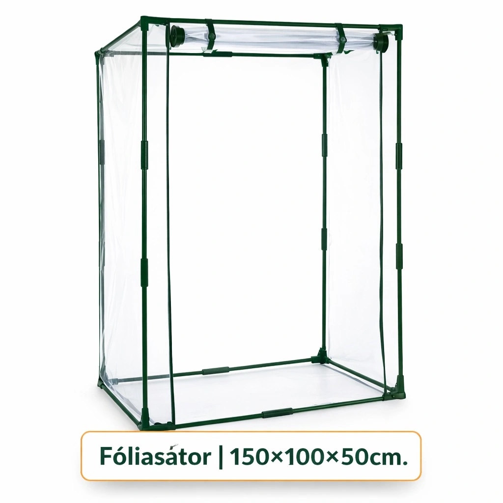 Fóliasátor 150x100x50 cm