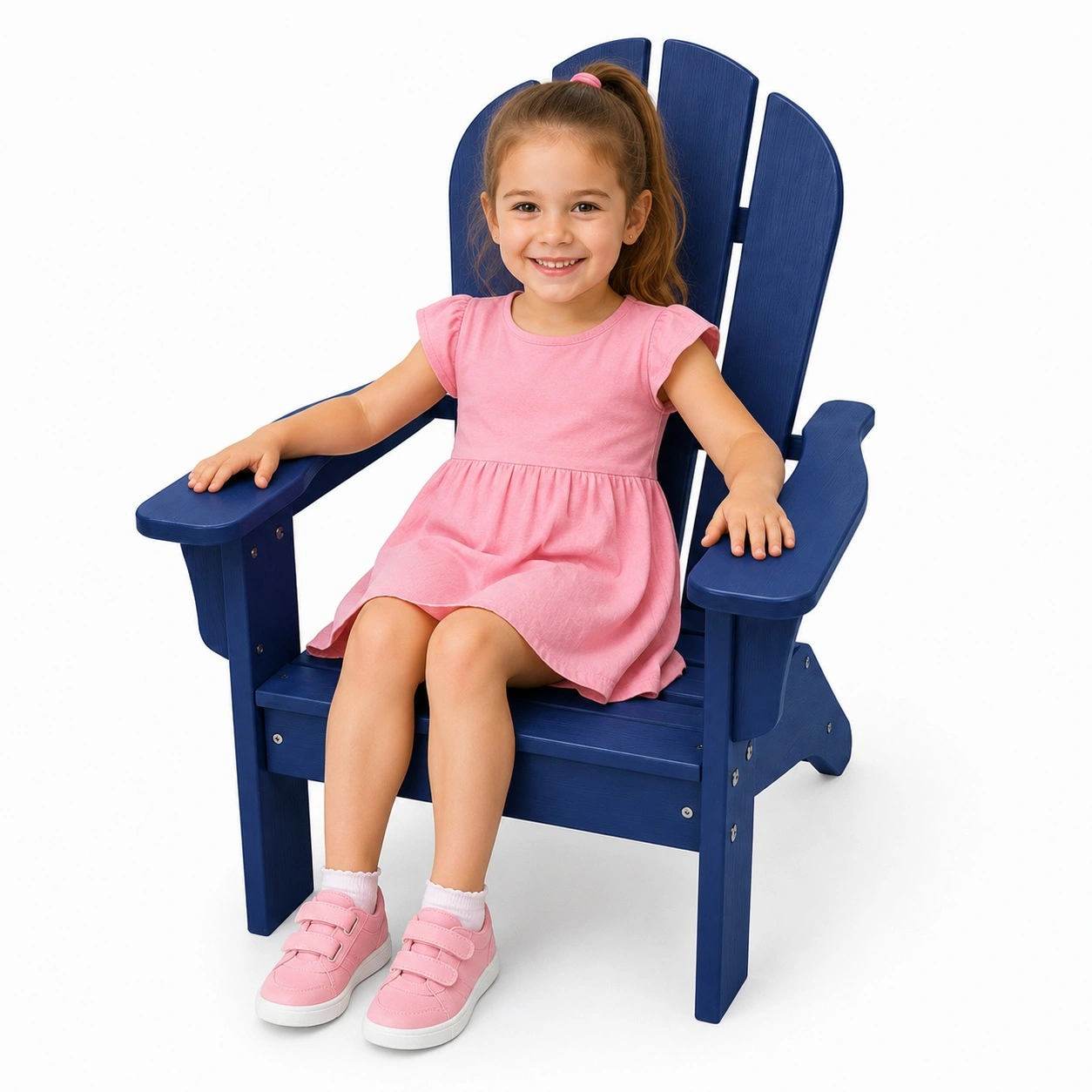 Gyerek navy blue Adirondack szék