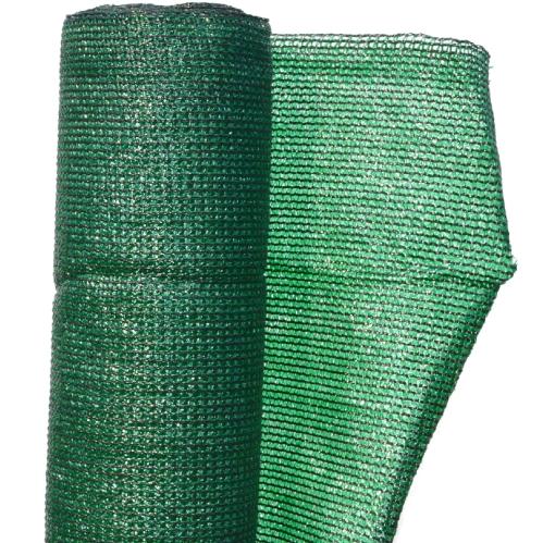 Áh zöld árnyékoló háló kerítésre 2*10 m (140g/m2)