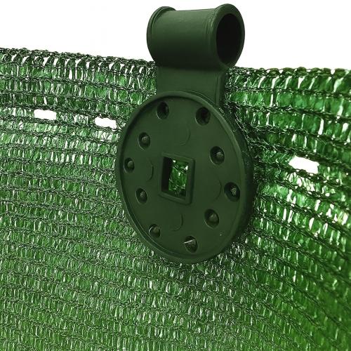 Hálórögzítő csipesz | Zöld | 20db