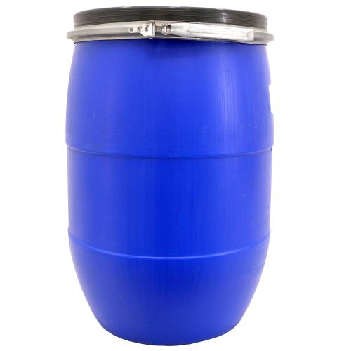 Fém csatos kék cefrehordó 120L