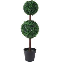 Élethű Dupla Gömb Buxus 90 cm