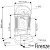 Firenze álló falikút25/08