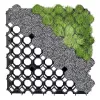 Gyeprács 50×50 cm | Fekete | PP