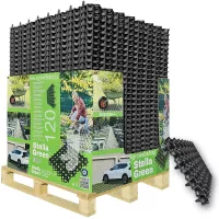 Gyeprács 50×50 cm | Fekete | 120db