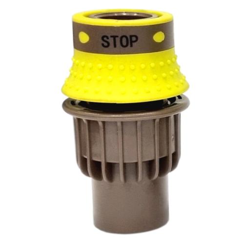 Stopos gyorscsatlakozó 3/4 col tömlővégre (Ø10mm)