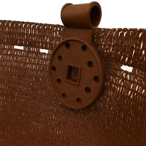 Hálórögzítő csipesz | Barna | 20db