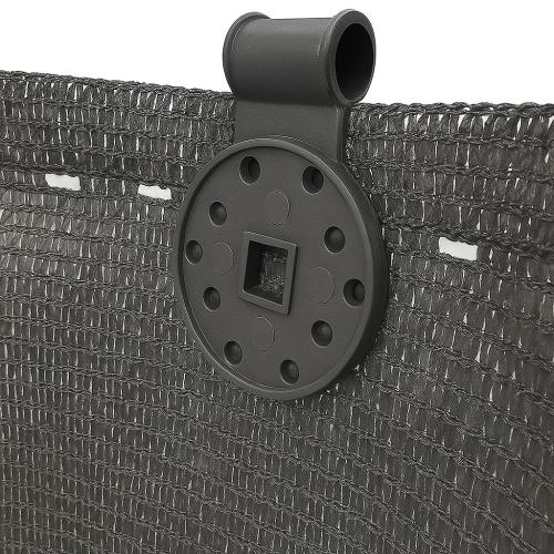 Hálórögzítő csipesz | Szürke | 20db