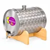 Kanna hordó csappal | Inox | 6L 