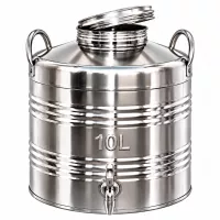 Kanna hordó csappal | Inox | 10L