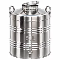 Kanna hordó csappal | Inox | 50L