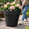 Kaspó virágtartó extra | Antracit | 93L