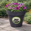 Kaspó virágtartó plusz | Antracit | 93L