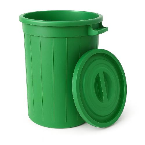Kerti szemeteskosár | Zöld | 75L