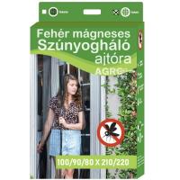 Fehér mágneses szúnyogháló ajtóra (100/90/80*220/110cm)