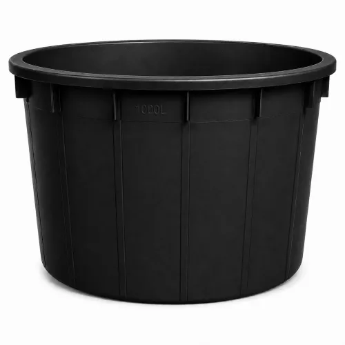 Műanyag dézsa | Fekete | 1000L