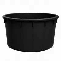 Műanyag dézsa | Fekete | 220L