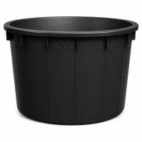 Műanyag dézsa | Fekete | 500L