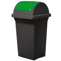 Zöld Műanyag Szemeteskuka 50 L