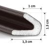 V-profil barna szigetelés (80m)