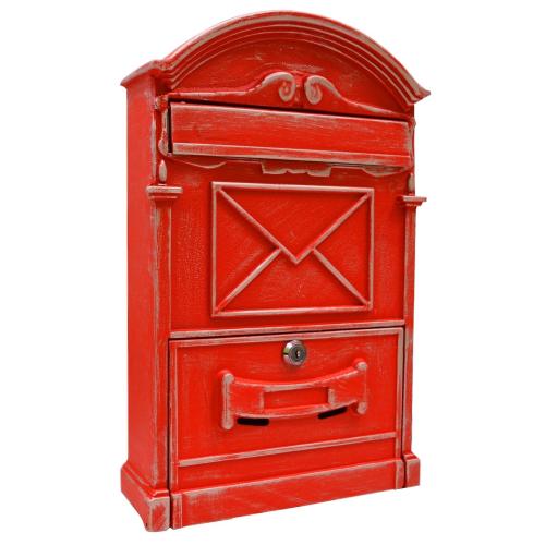 Piros antikolt postaláda