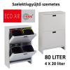 Szelektív szemeteskuka 80 L