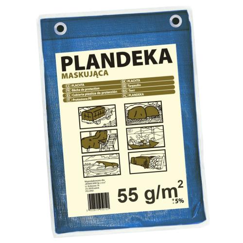 Kék takaróponyva 2*3 m (55g/m2)